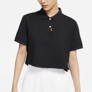 The Nike Polo Cropped Black size Small